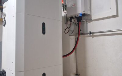 Maison autonome avec batterie résidentielle